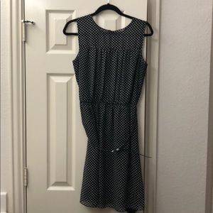 Dress with polka dots